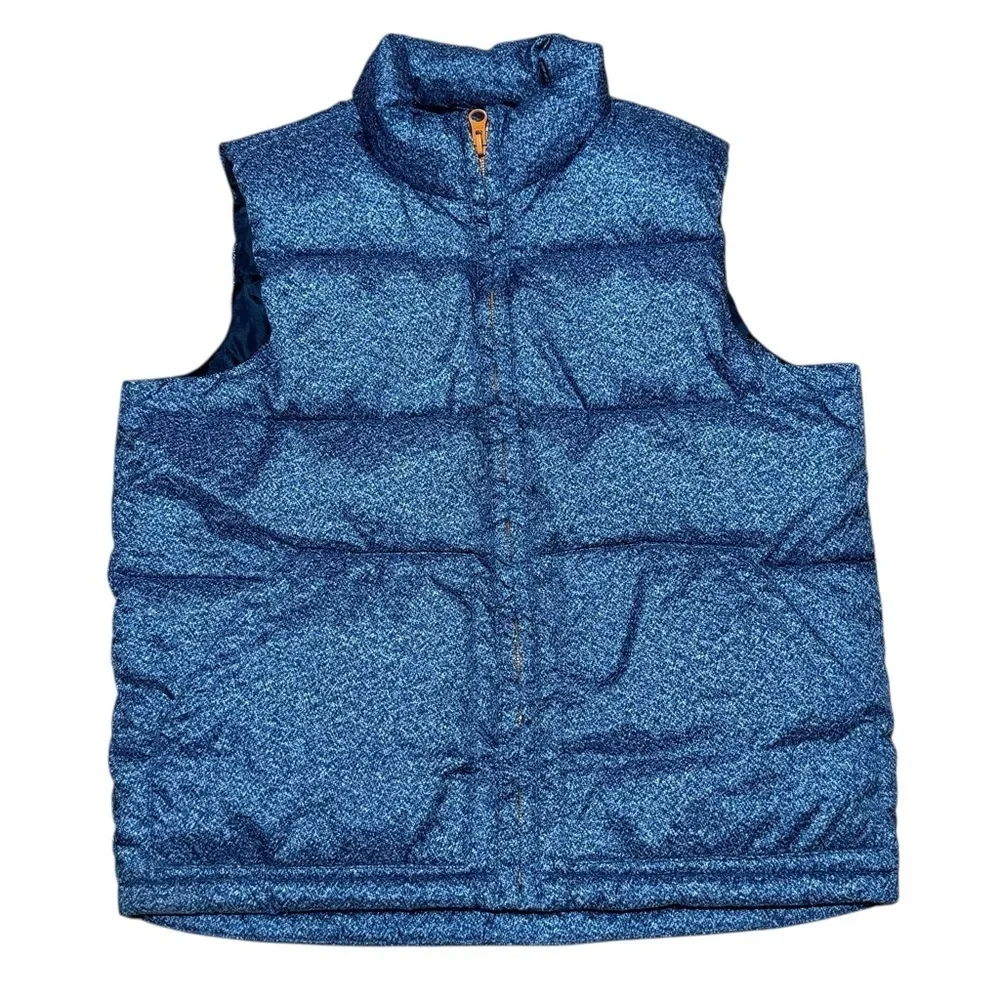 Old Navy Heather Blue Puffer Vest Boys Size 8 M
